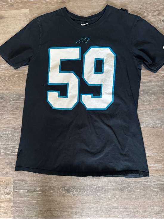 Nike Other - Nike Black Carolina Panthers #59 Short Sleeve Tee Luke Kuechly Catolina Panthers